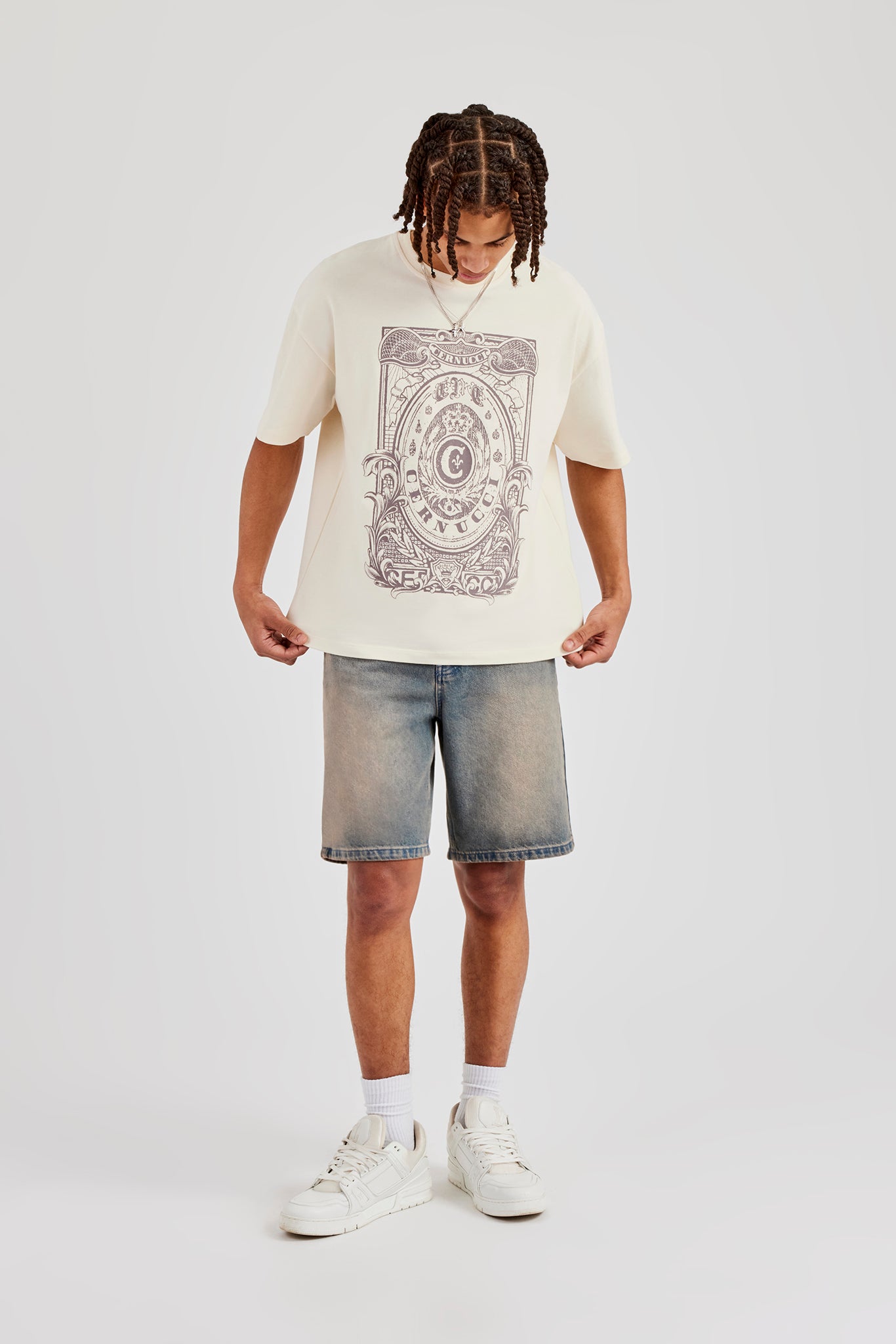 Relaxed Denim Short - Antique Wash