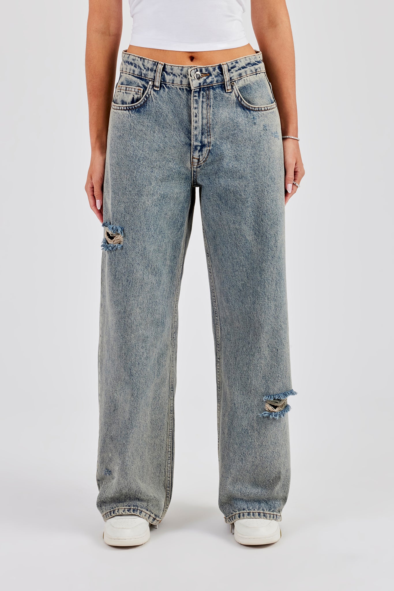 Shadow Pocket Baggy Jean - Antique Wash