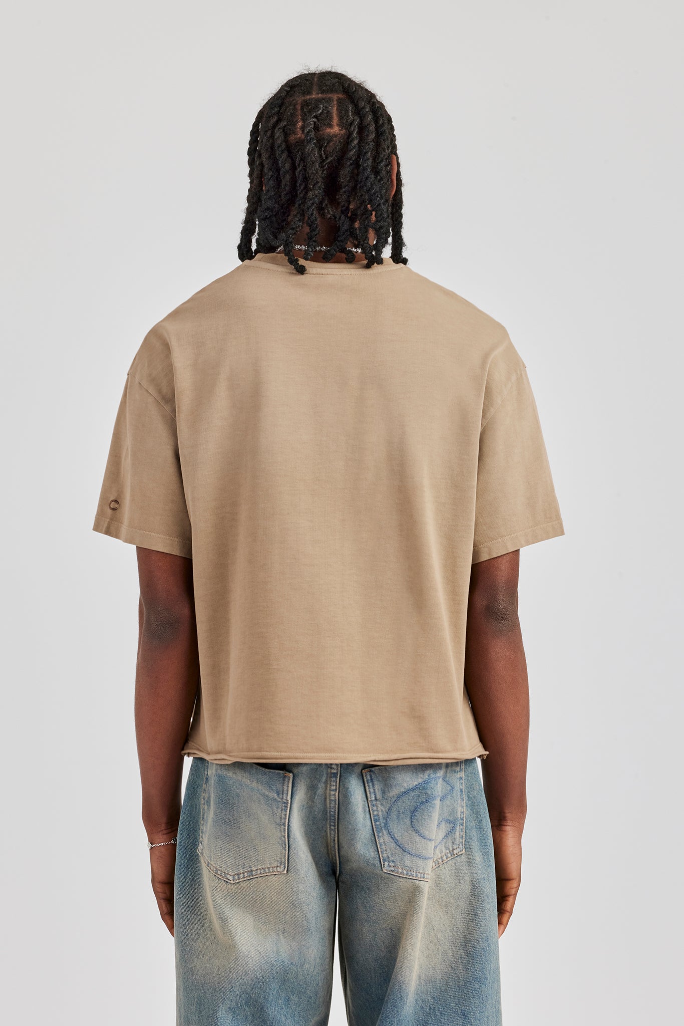 Boxy Chain Stitch T-Shirt