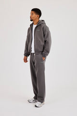 Logo Tab Relaxed Jogger - Charcoal