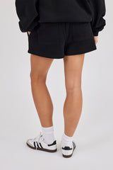 Embroidered C Short - Black