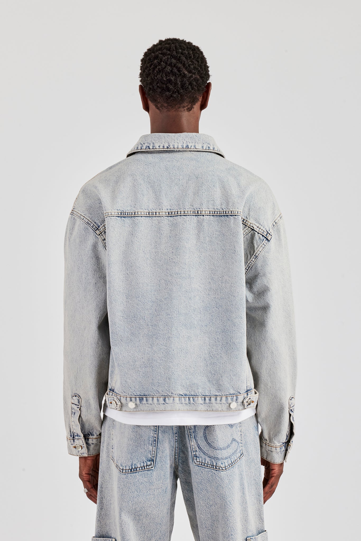 Carpenter Panel Denim Jacket - Antique Wash