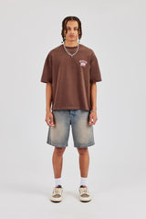 CNC 17 Boxy T-Shirt - Chocolate