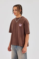 CNC 17 Boxy T-Shirt - Chocolate