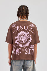 CNC 17 Boxy T-Shirt - Chocolate