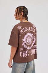CNC 17 Boxy T-Shirt - Chocolate