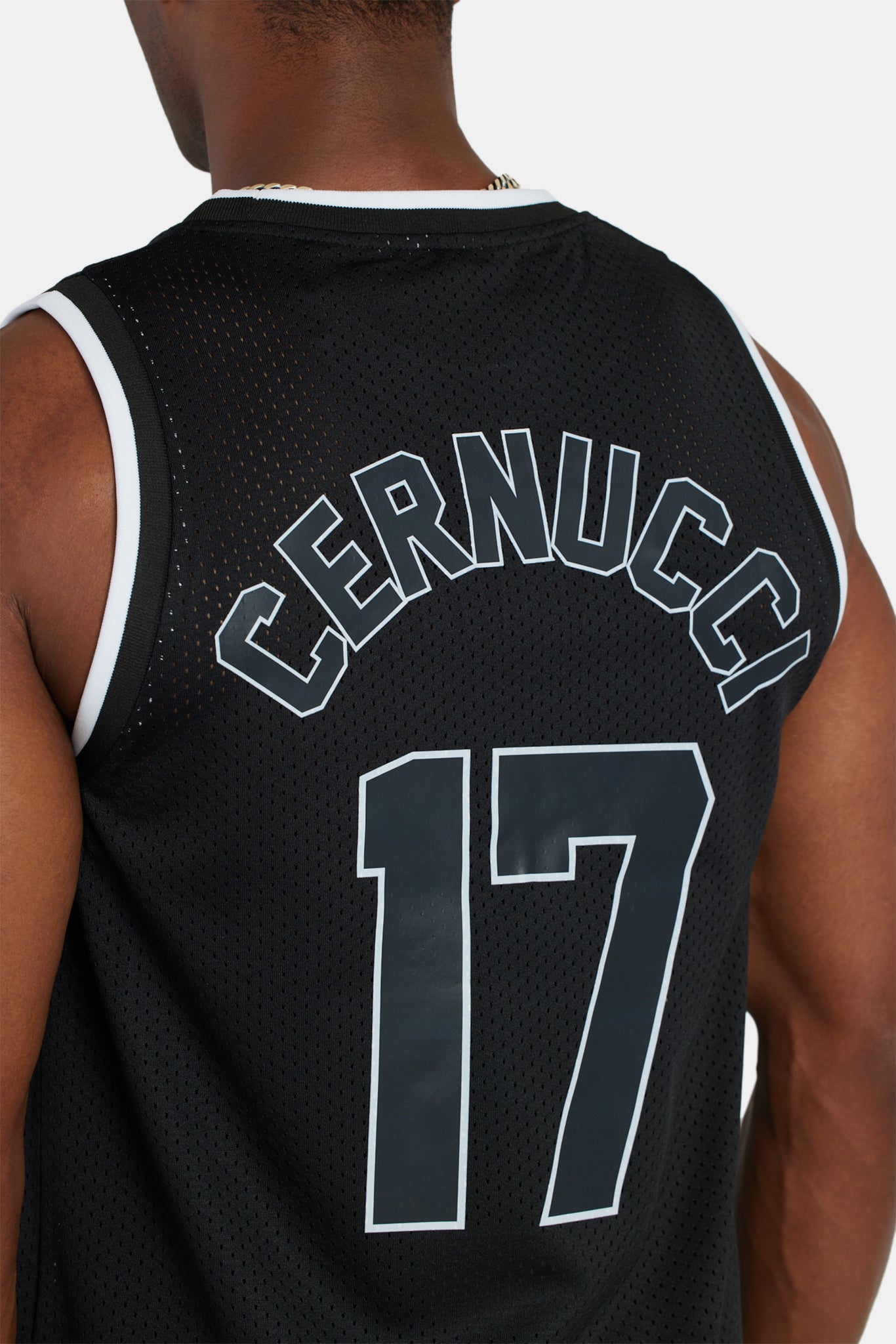 Cernucci Mesh-Basketballweste - Schwarz