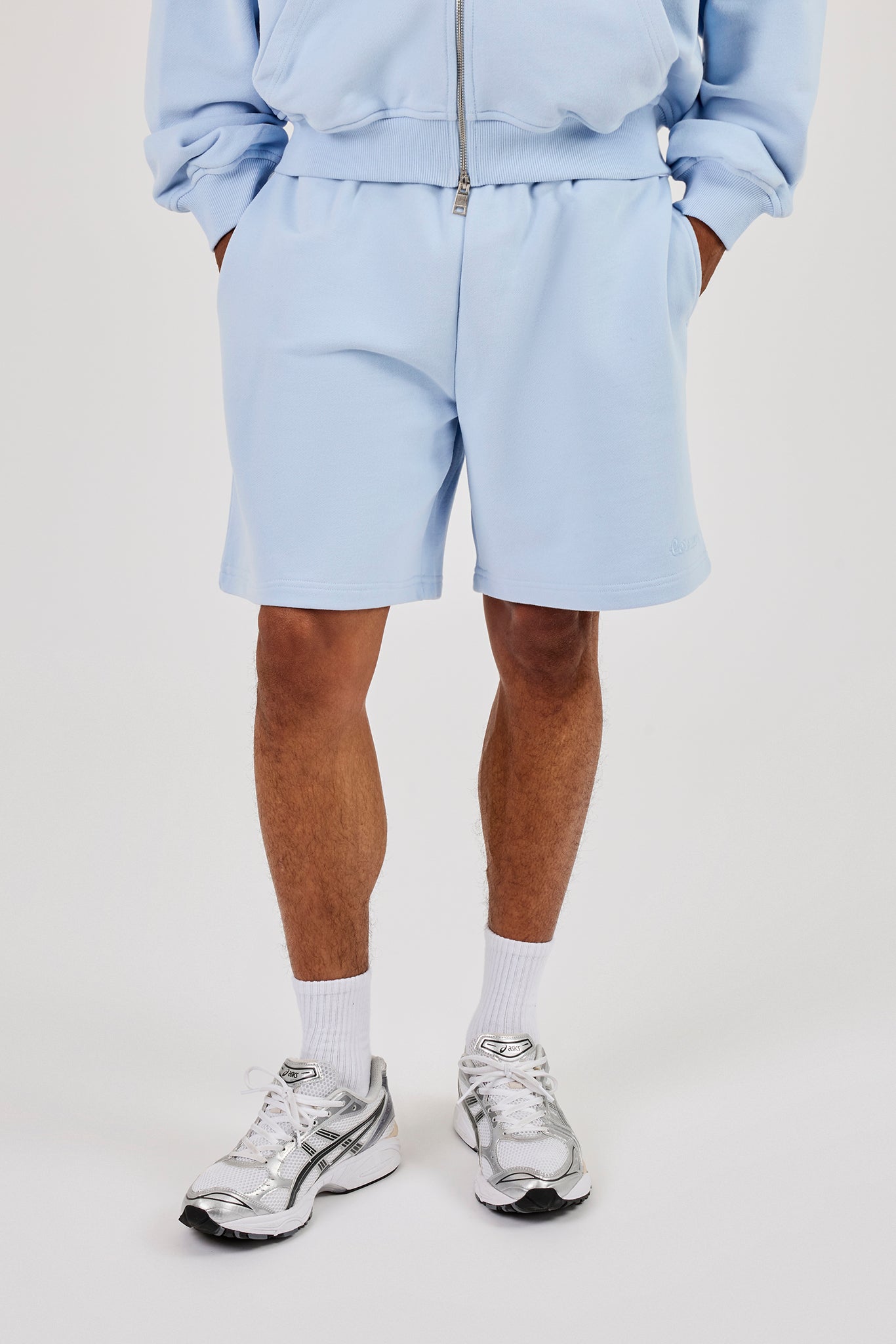 Relaxed Jersey Short - Light Blue