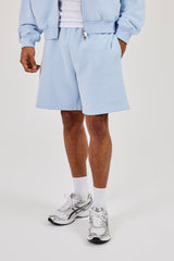 Relaxed Jersey Short - Light Blue
