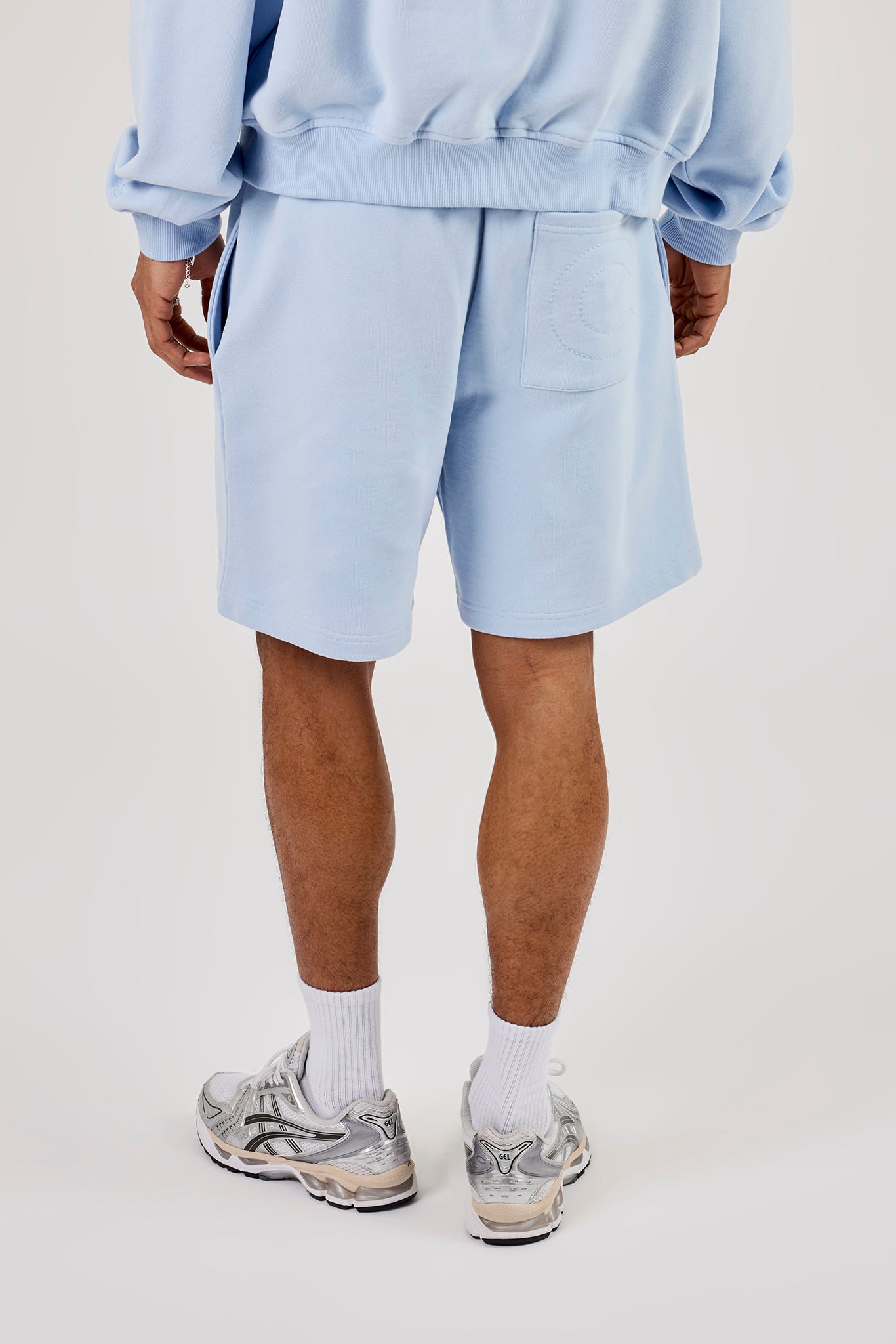 Relaxed Jersey Short - Light Blue