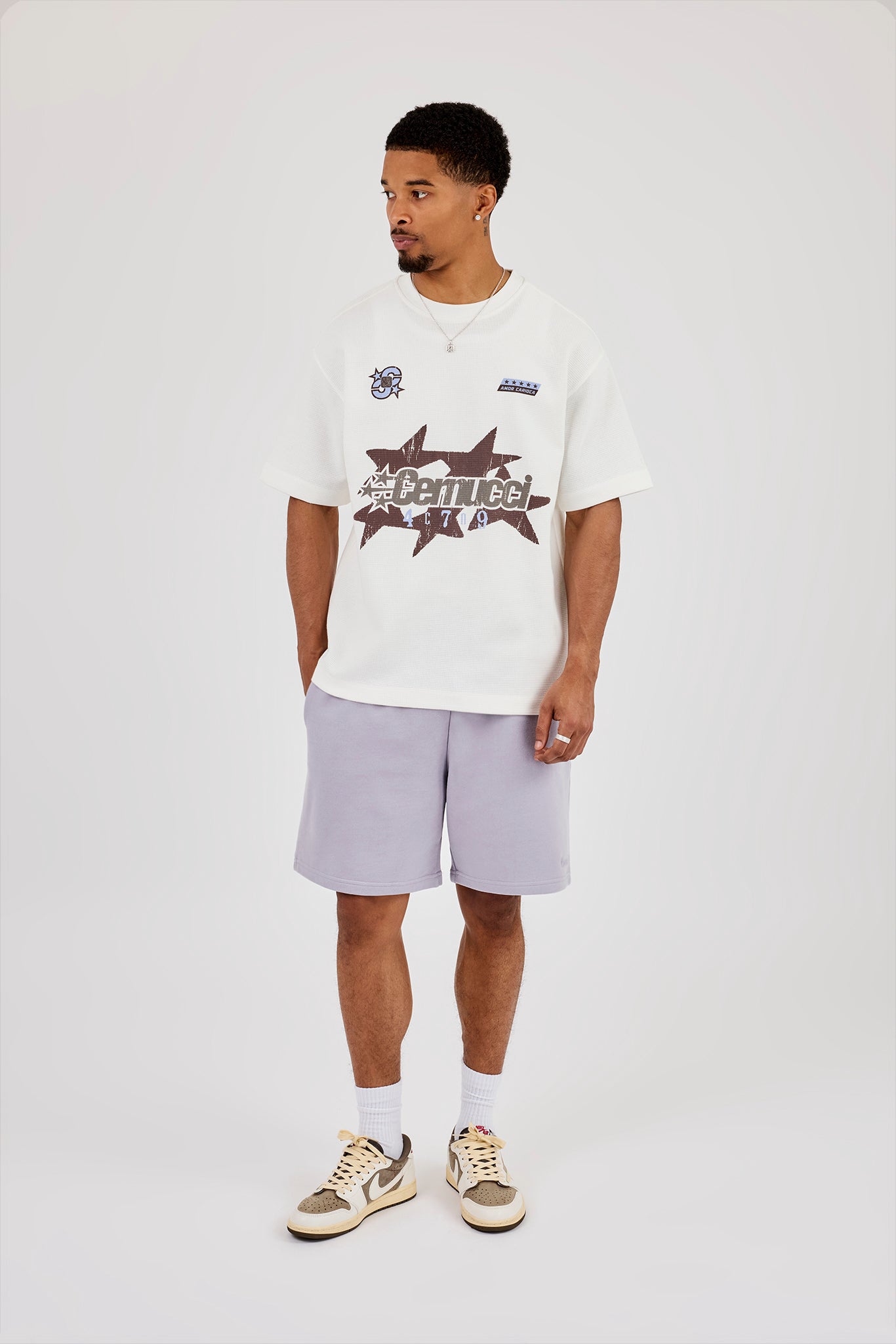 Relaxed Jersey Short - Dusty Purple