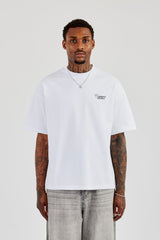 2017 Back Graphic Oversized T-Shirt - White
