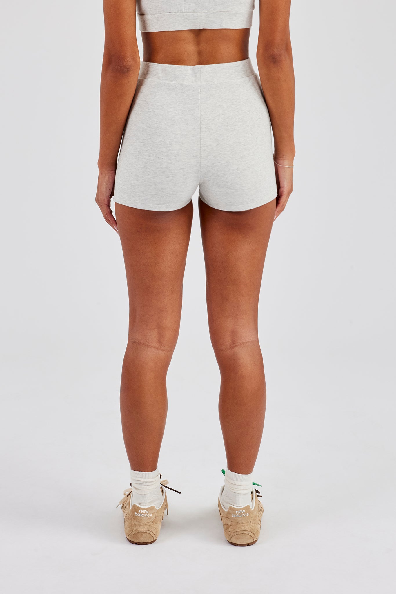 Jersey-Boxershorts – Aschgrau