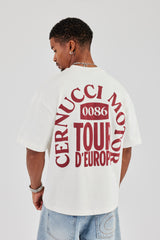 Cernucci Moto Tour T-Shirt - Off White