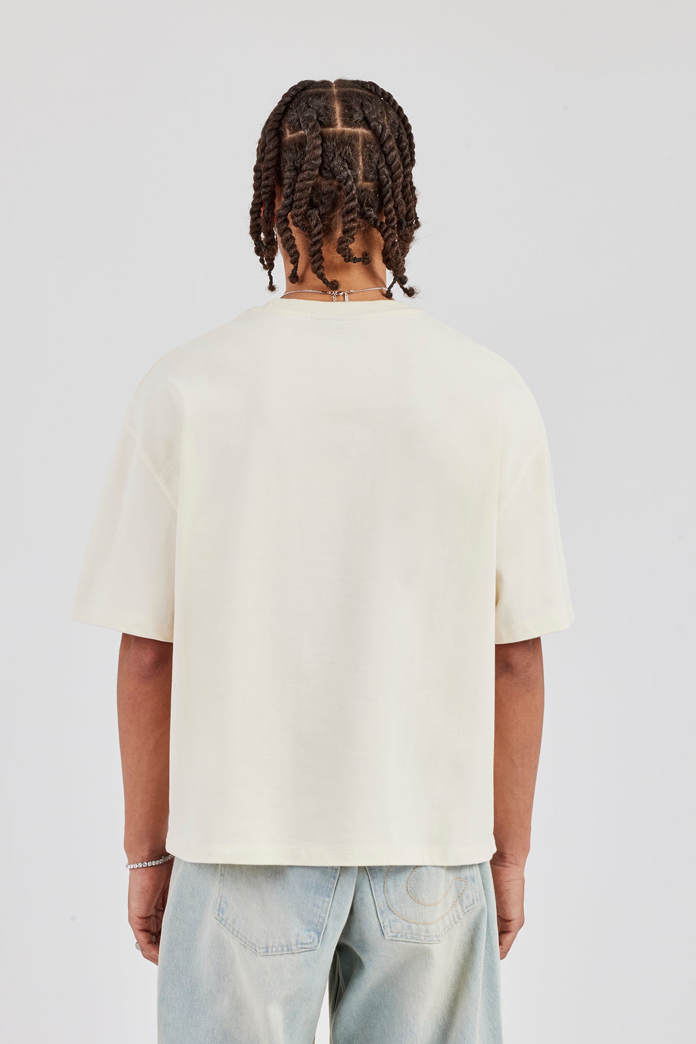 Boxy Printed T-Shirt - Off White
