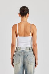 Cernucci Jersey-Bodysuit - Weiß