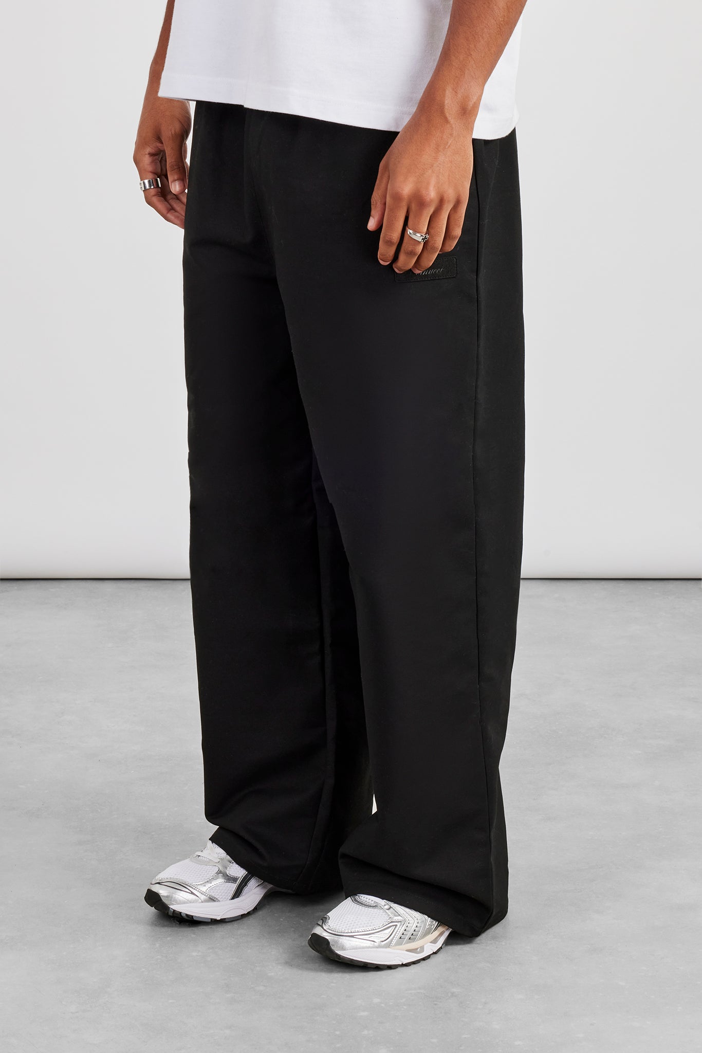 Twill Baggy Trouser - Black | Mens Bottoms | Shop Trousers at