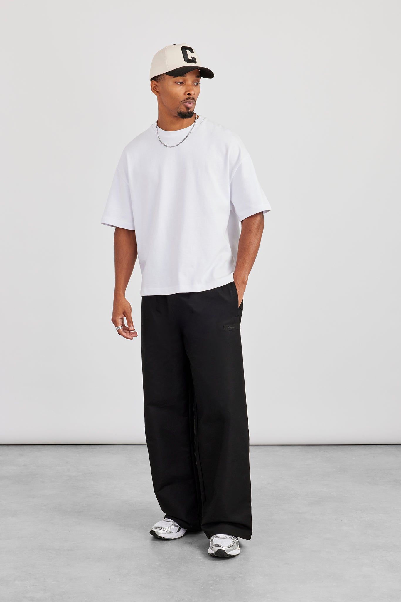 Twill Baggy Trouser - Black | Mens Bottoms | Shop Trousers at