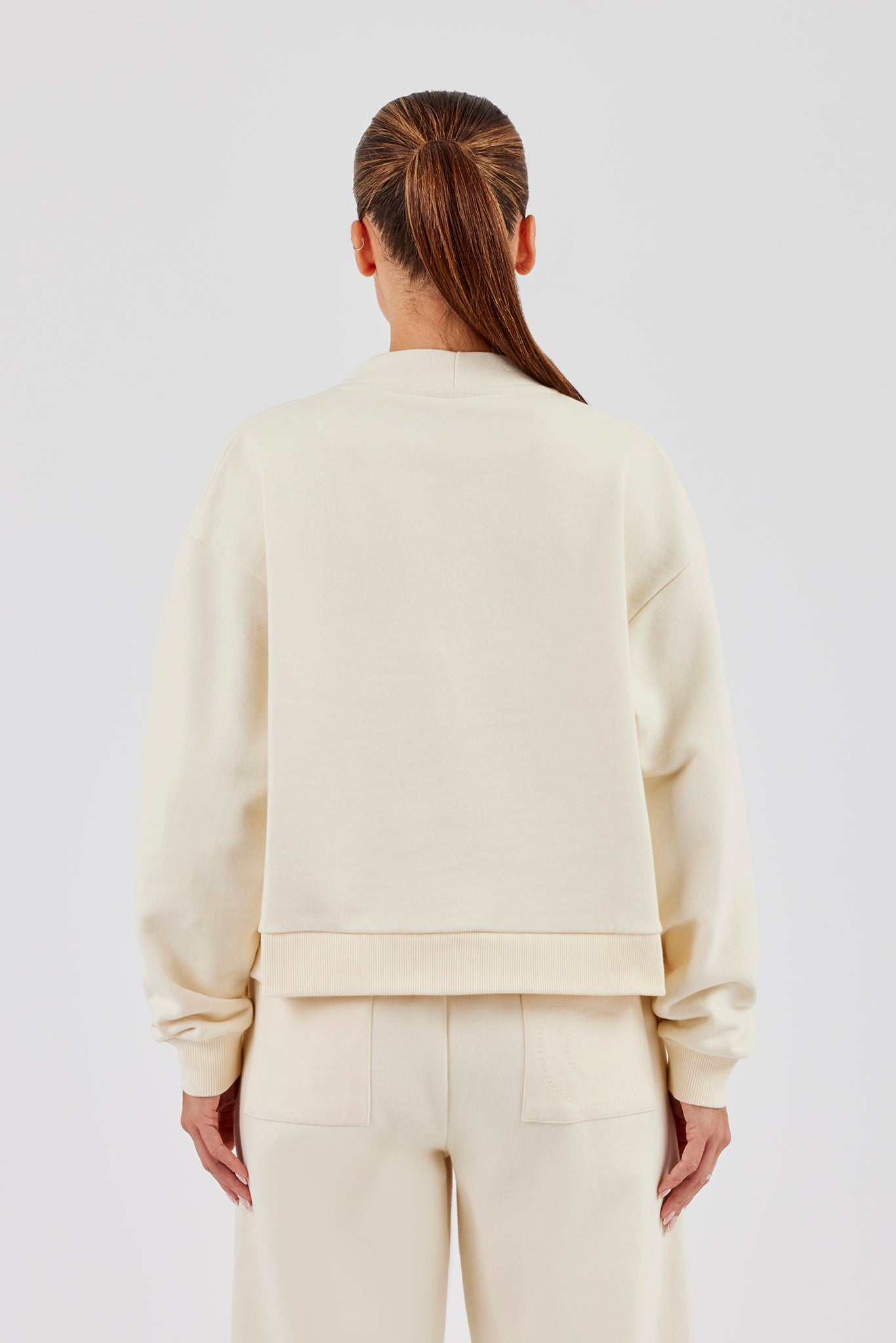 Jersey Boxy Cardigan- Butter Yellow