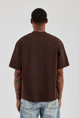 Diamonds In Paradise Oversize-T-Shirt - Schokolade