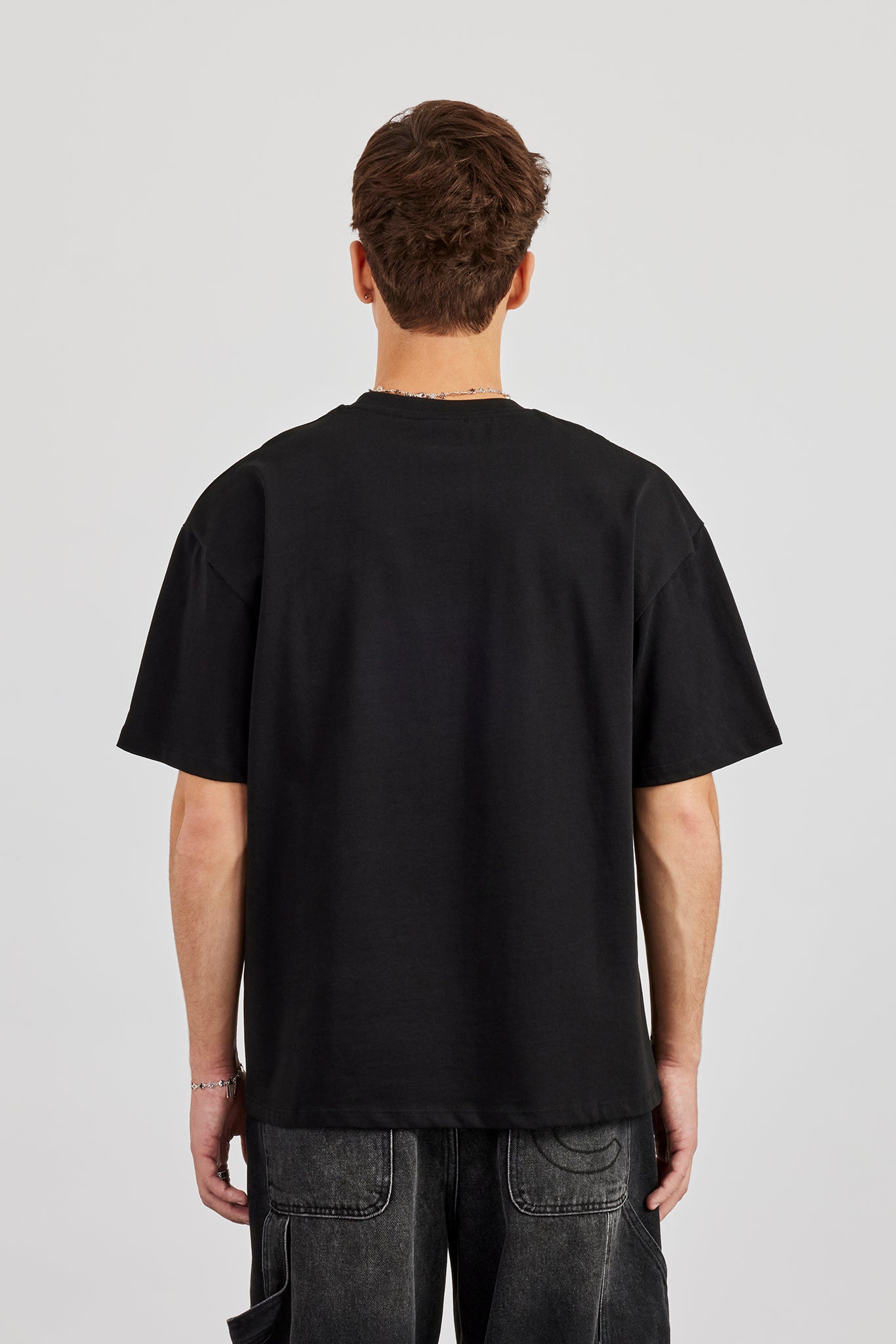 Cherub Circuito Oversize-T-Shirt - Schwarz