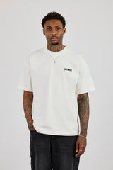 Oversized Rio Graphic Print T-Shirt - Off White