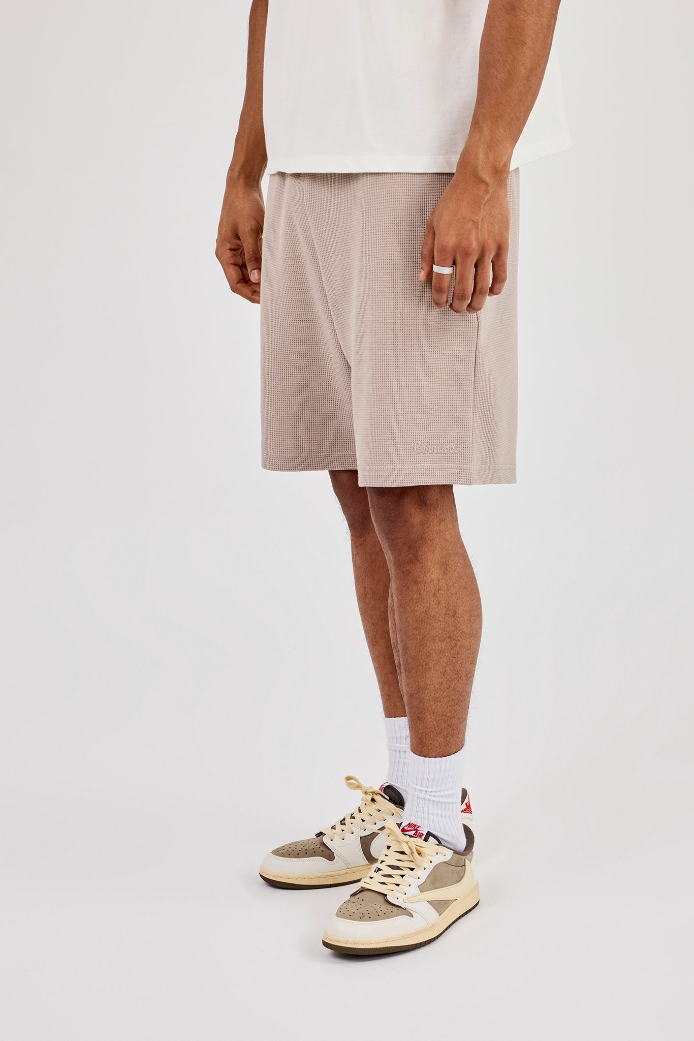 Waffle Relaxed Short - Stone