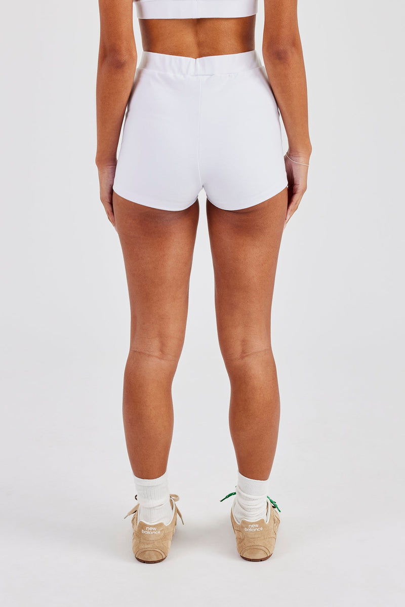 Jersey-Boxershorts - Weiß