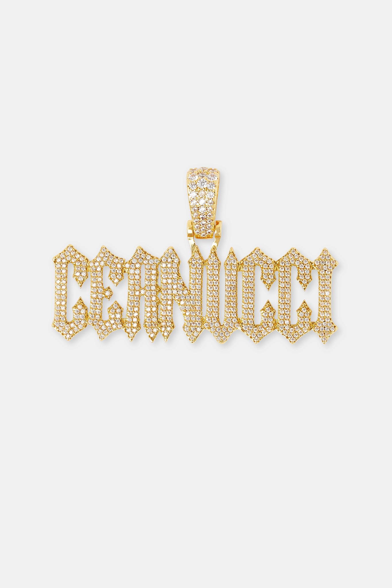 Trap Font Anhänger - 22mm - Gold