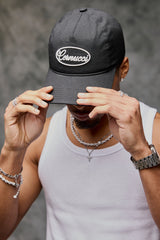 Verwaschene Logo-Kappe – Verwaschenes Schwarz