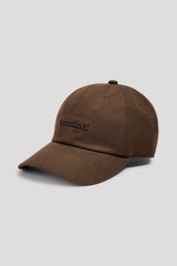 Ladies Embroidered Logo Cap - Coffee