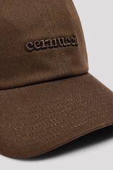 Ladies Embroidered Logo Cap - Coffee