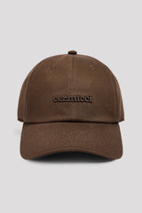Ladies Embroidered Logo Cap - Coffee