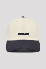 Ladies Contrast Micro Logo Cap - Navy