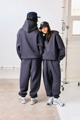 480GSM Fleece Cuffed Jogger - Granite Grey