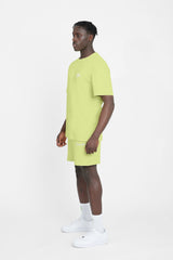 Übergroßes Palm Paraiso T-Shirt - Limette