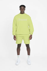 Cernucci Besticktes Sweatshirt - Limette