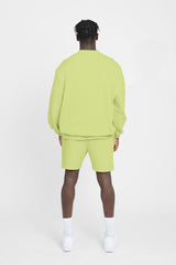 Cernucci Embroidered Sweatshirt - Lime