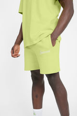 Cernucci Embroidered Shorts - Lime