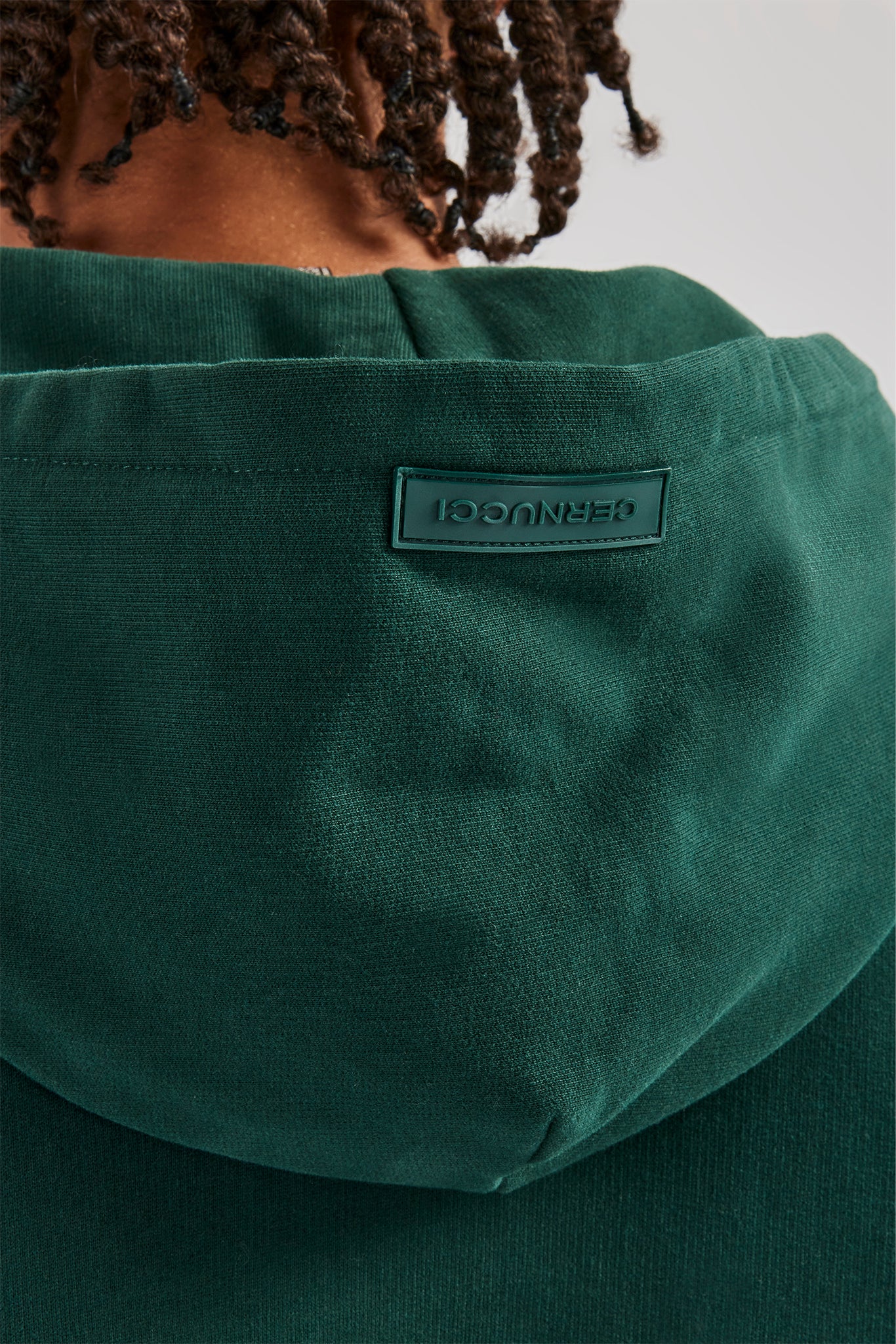 dark green hoodie zip