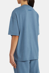 Ladies Oversized T-Shirt - Steel Blue