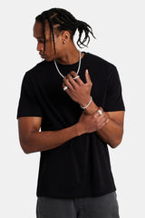 Cernucci T-Shirt - Verwaschenes Schwarz