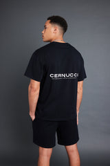 Oversize-T-Shirt - Schwarz