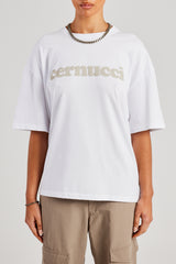 Oversize-T-Shirt - Weiß