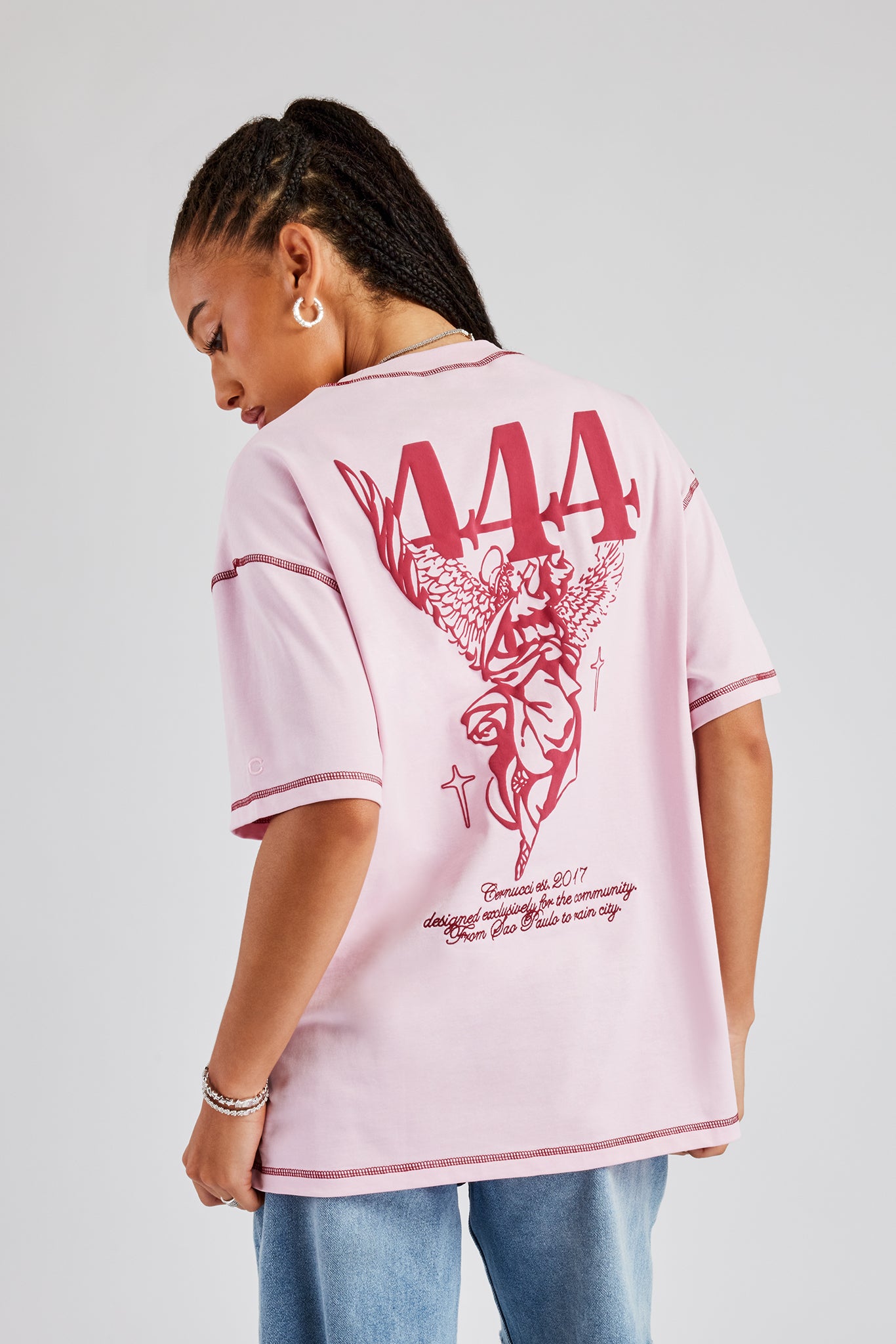 Cherub Oversized Print T-Shirt | Womens Tees & Vests | Shop