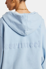Cernucci Limited Zip Through Hoodie - Light Blue