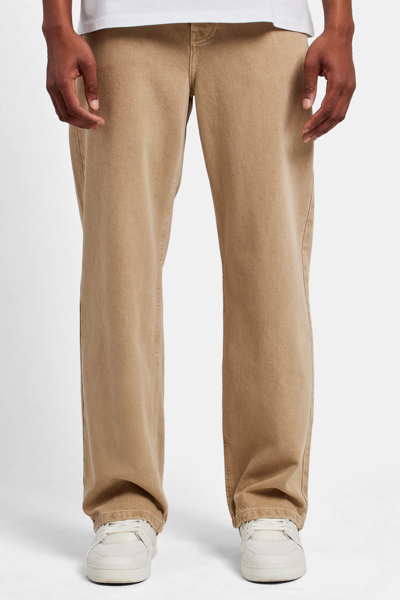 Baggy Fit Jeans - Washed Stone