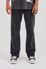 Mens Relaxed Fit Jeans - Washed Black