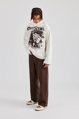 Baggy Fit Jeans - Schokolade