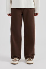 Baggy Fit Jeans - Schokolade